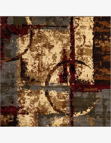 6' x 6' Cafe Square Rug