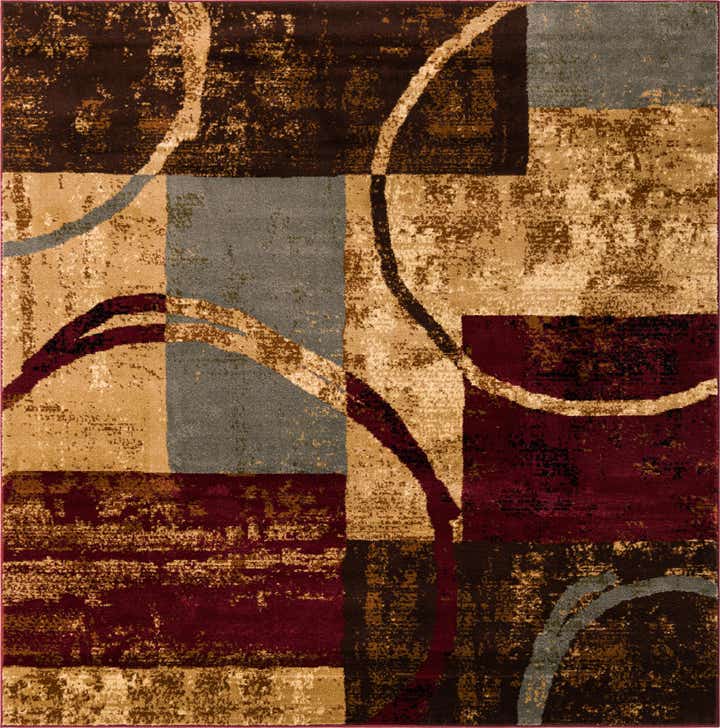 215cm x 215cm Coffee Shop Quadrat Teppich