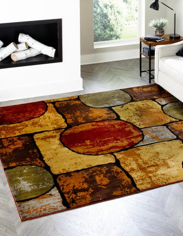 Cafe Square Rug