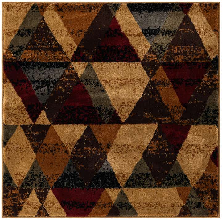 3' x 3' Cafe Square Rug