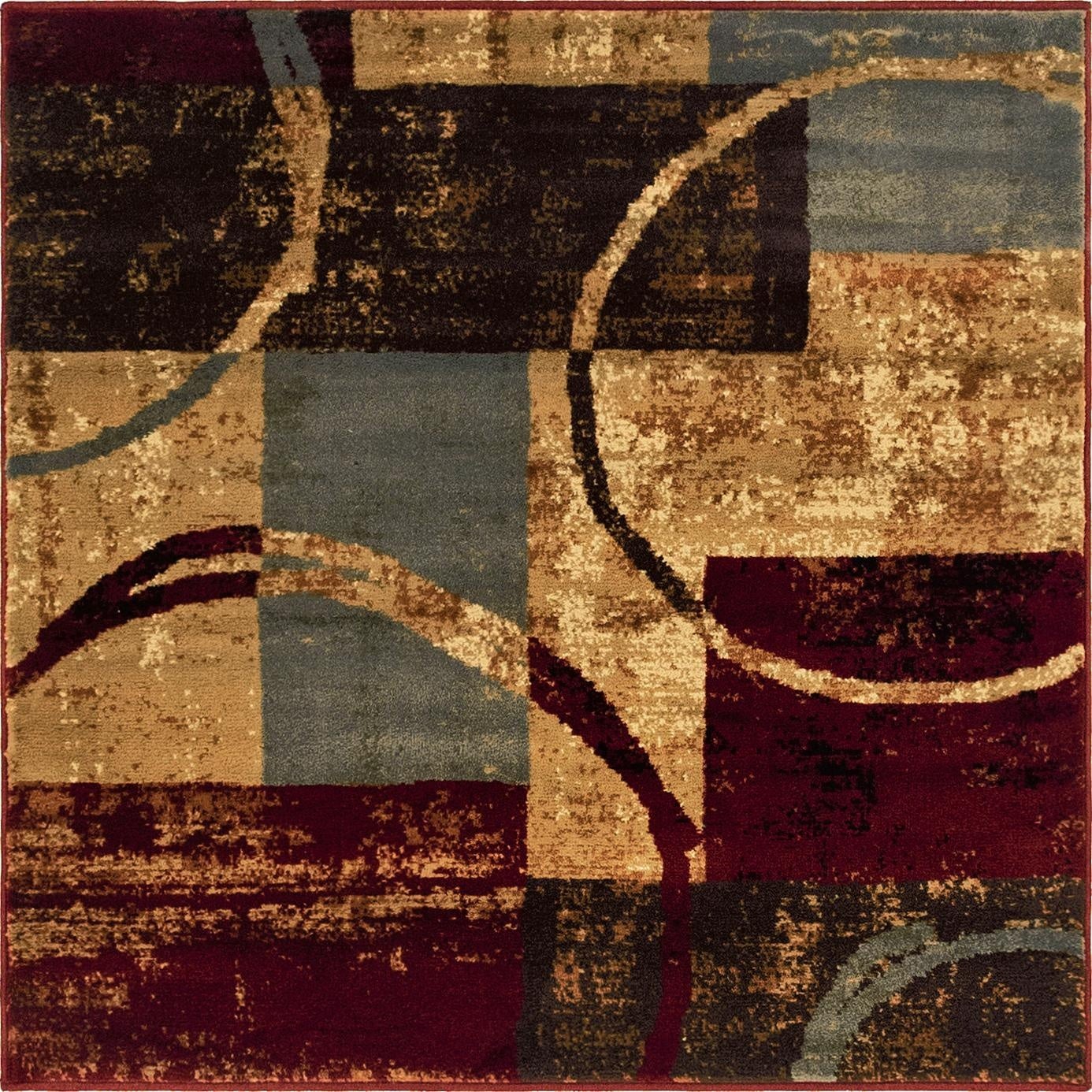 4' x 4' Cafe Square Rug