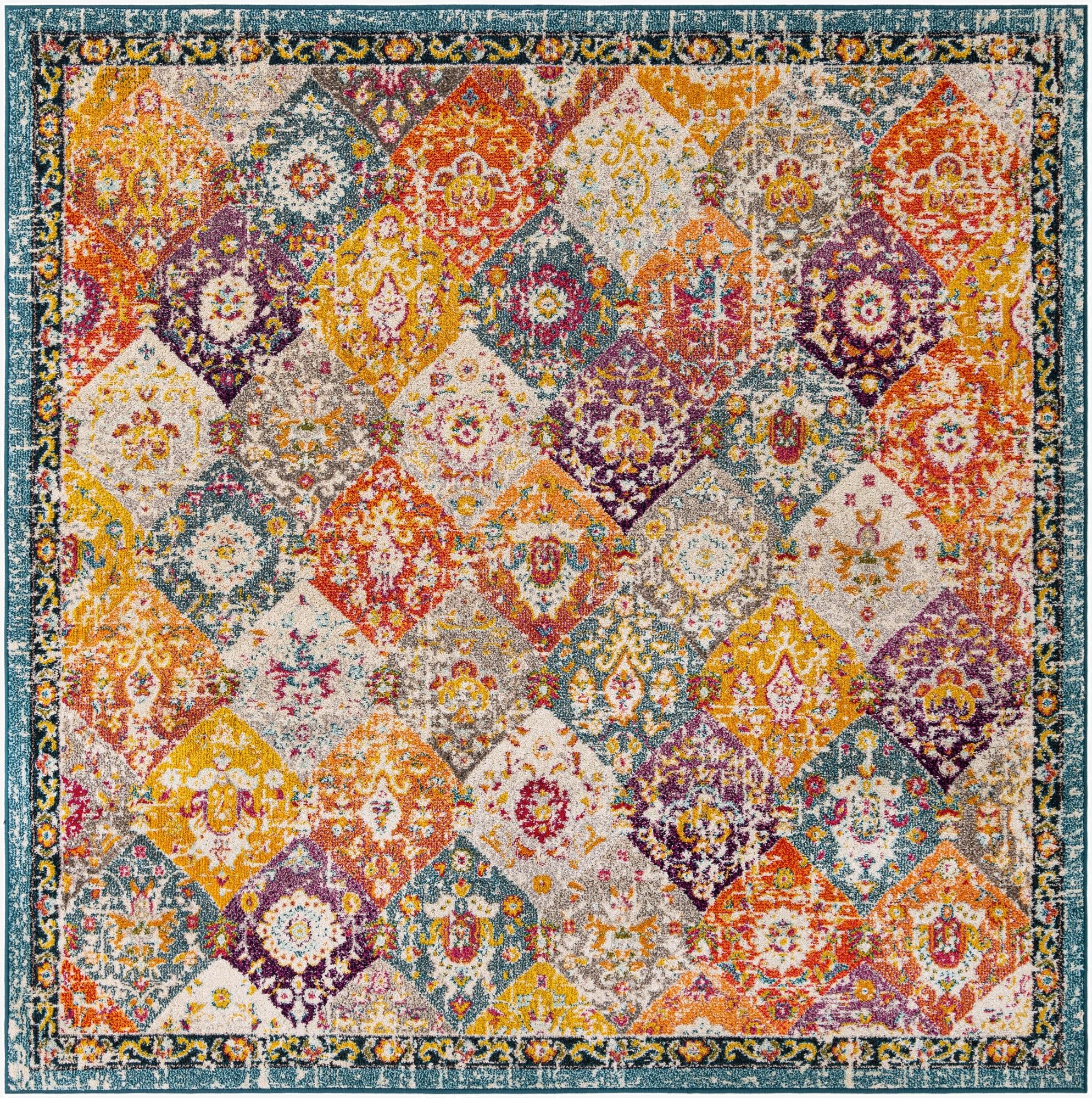 7' 10 x 7' 10 Carrington Square Rug