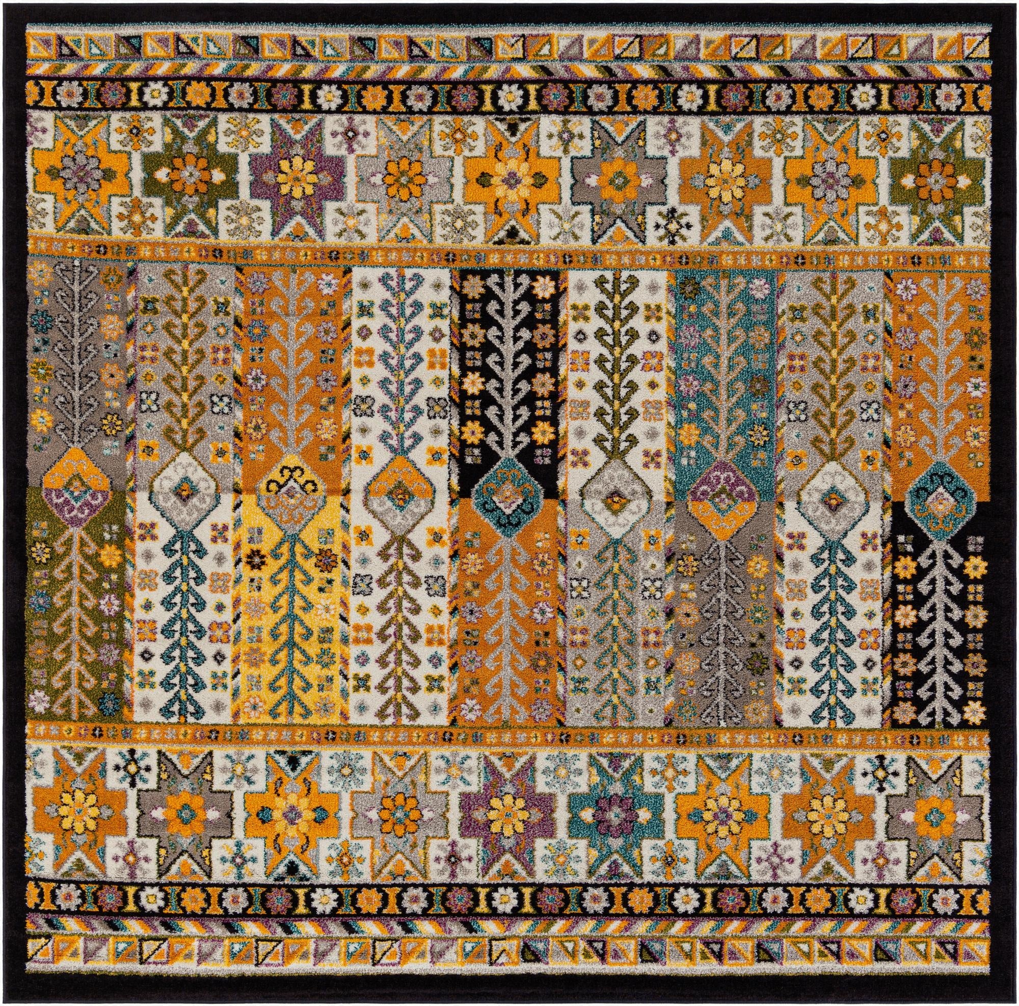 7' 10 x 7' 10 Carrington Square Rug