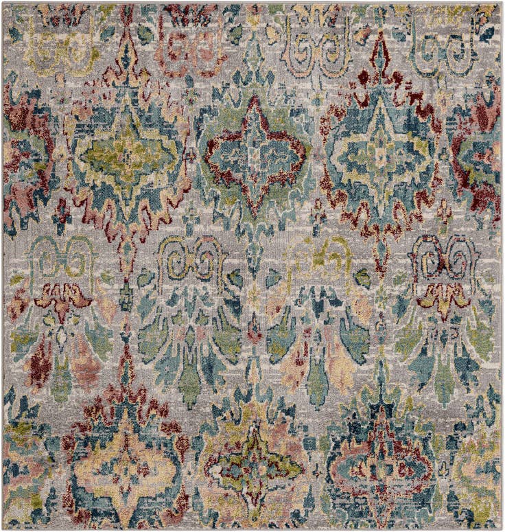 Detail image of 6' x 6' Charleston Square Rug