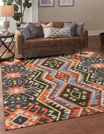 7' 10 x 7' 10 Chenille Jute Square Rug