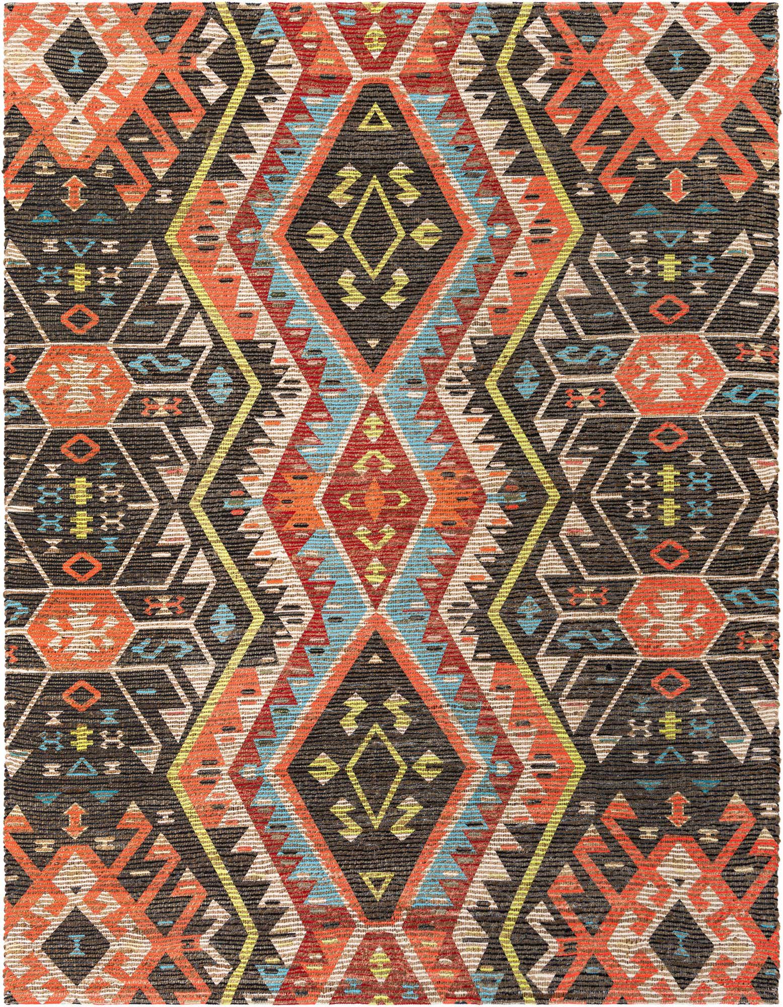 7' 10 x 7' 10 Chenille Jute Square Rug