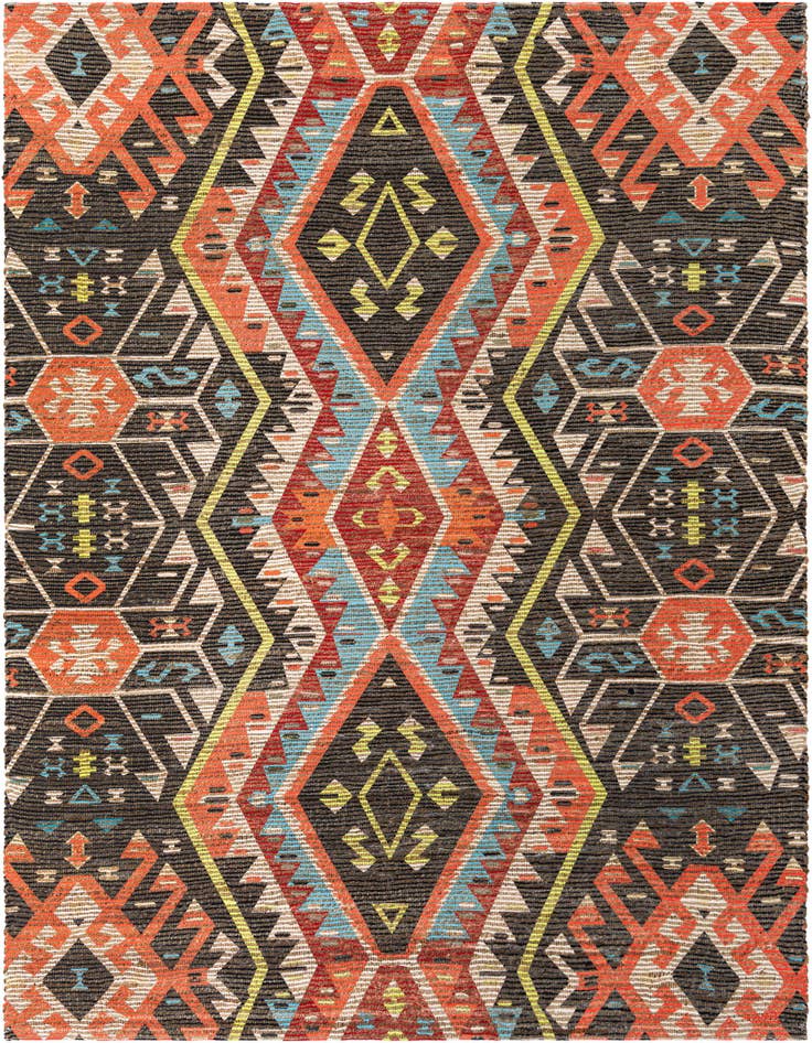 Detail image of 7' 10 x 7' 10 Chenille Jute Square Rug
