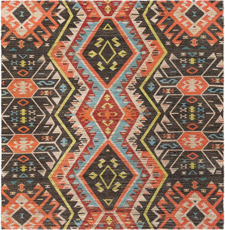 7' 10 x 7' 10 Chenille Jute Square Rug