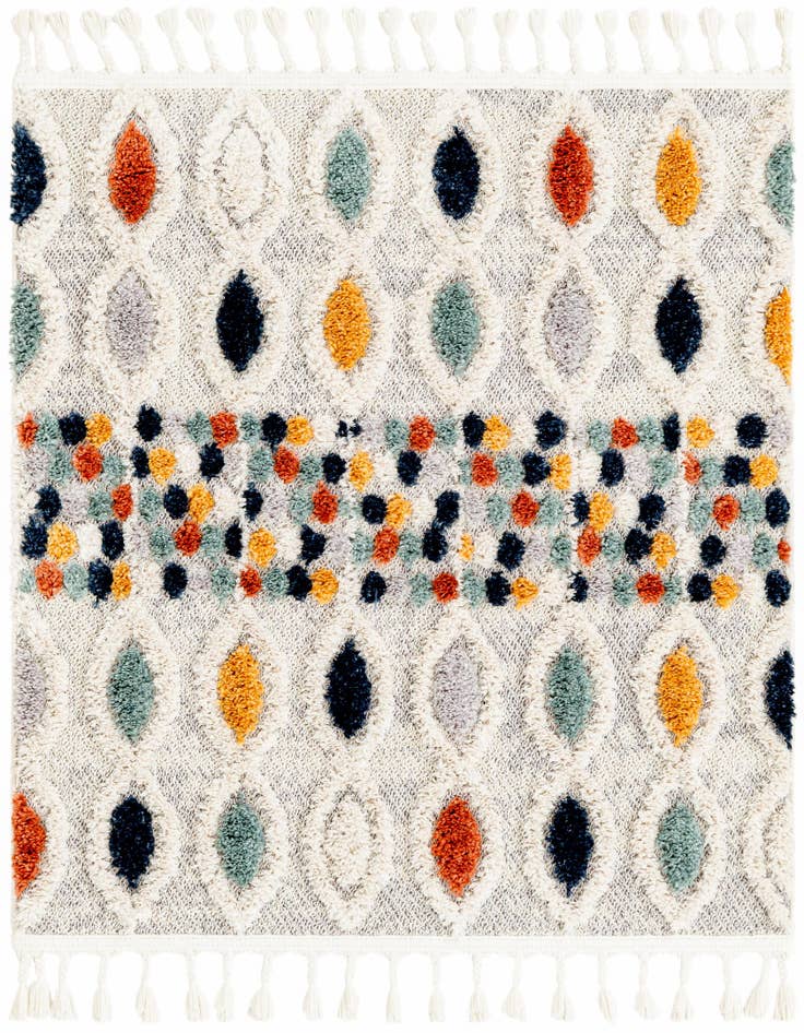 Detail image of 3' 3 x 3' 3 Cherokee Square Rug
