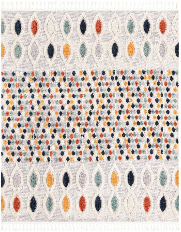 Detail image of 7' 10 x 7' 10 Cherokee Square Rug