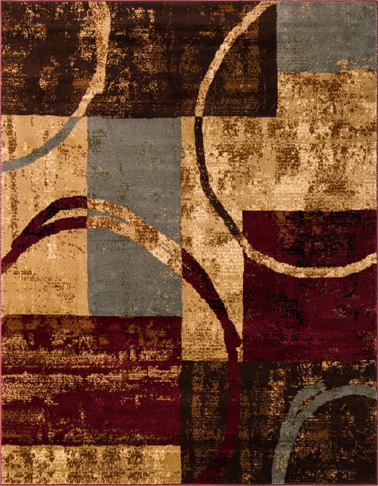 Detail image of 7' x 7' Coffee Shop Square Rug