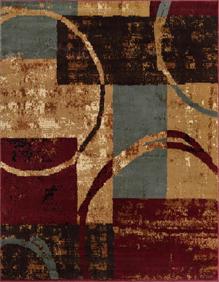Detail image of 6' x 6' Coffee Shop Square Rug