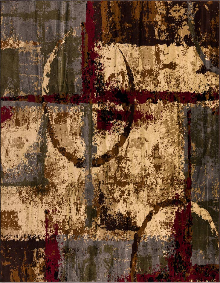 Detail image of 10' x 10' Coffee Shop Square Rug