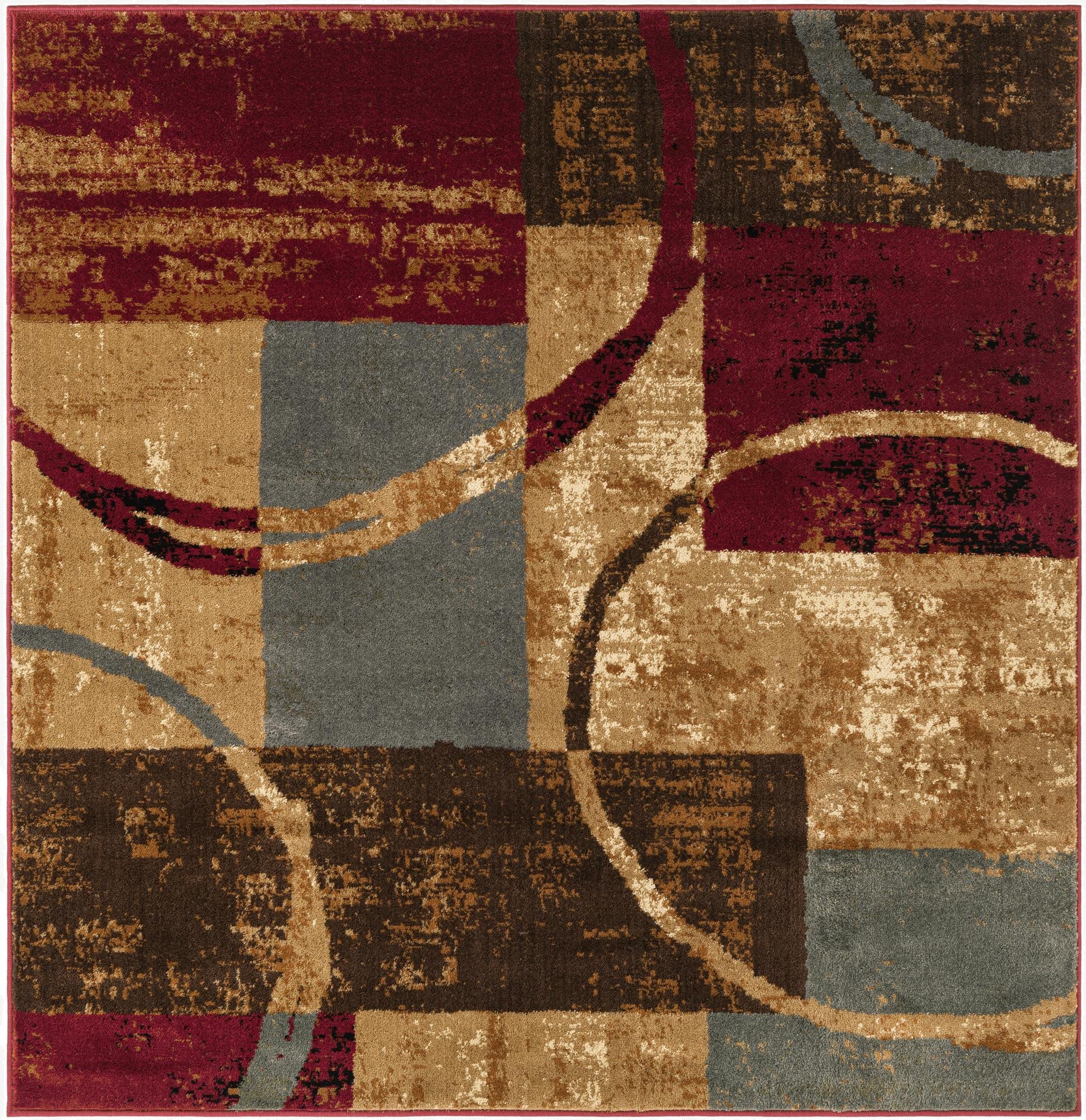 5' 3 x 5' 3 Coffee Shop Square Rug