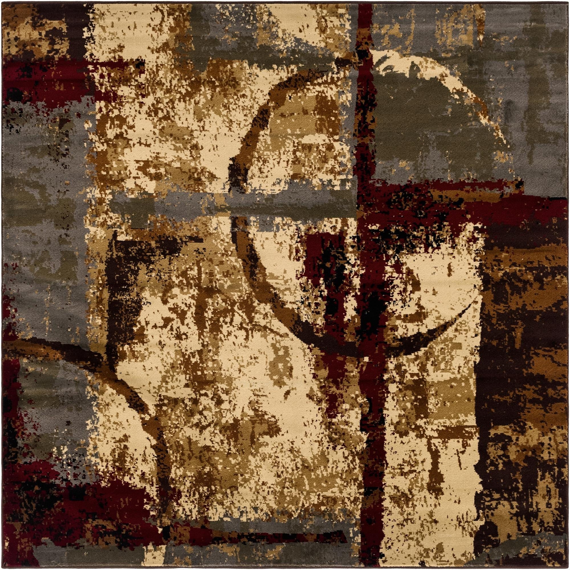 7' 10 x 7' 10 Coffee Shop Square Rug