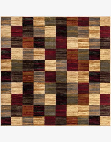 7' 10 x 7' 10 Coffee Shop Square Rug