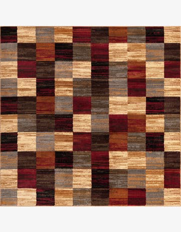 Coffee Shop Square Rug