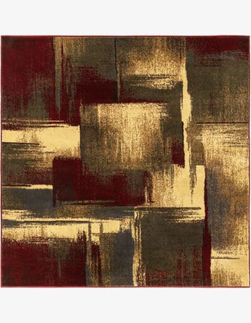 5' 3 x 5' 3 Coffee Shop Square Rug