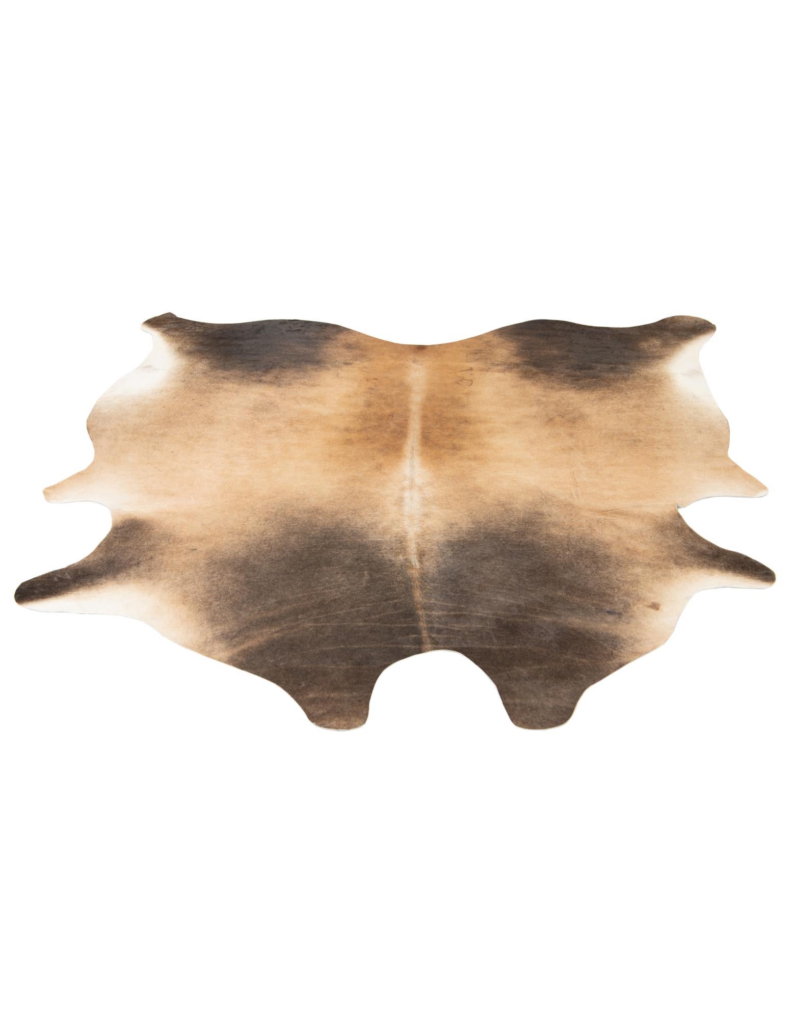 6' 2 x 6' 6 Cowhide Leather Square Rug