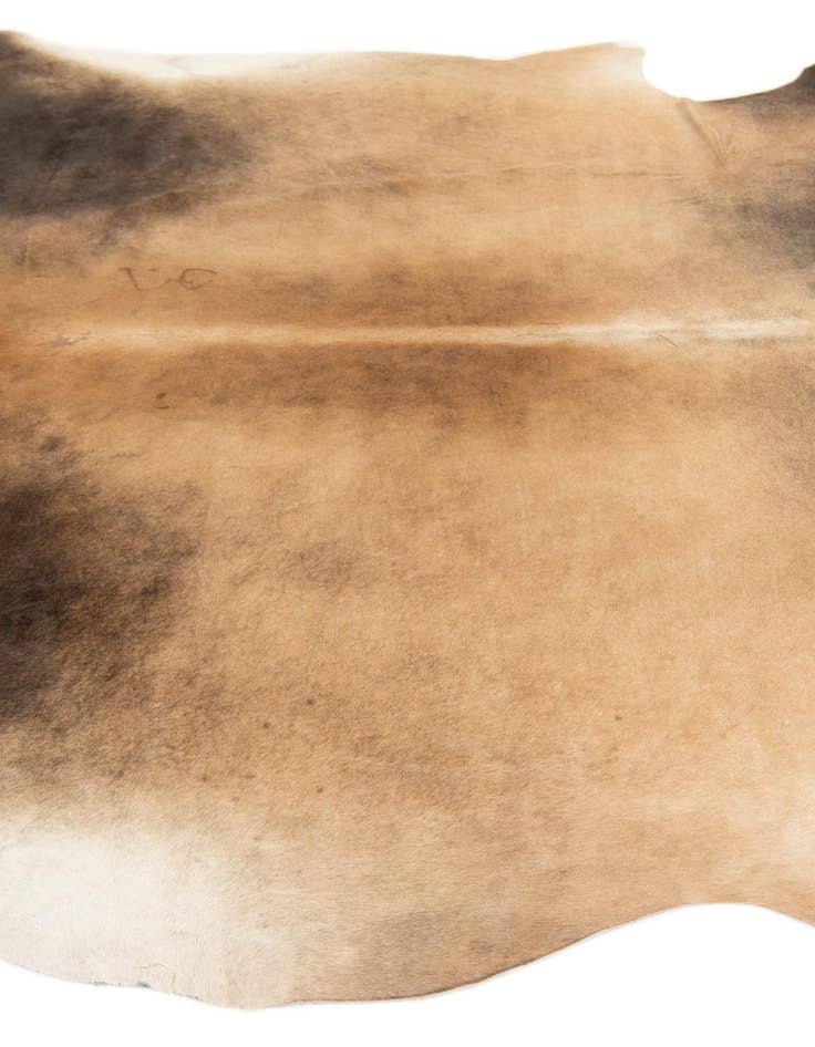 Detail image of 6' 2 x 6' 6 Cowhide Leather Square Rug