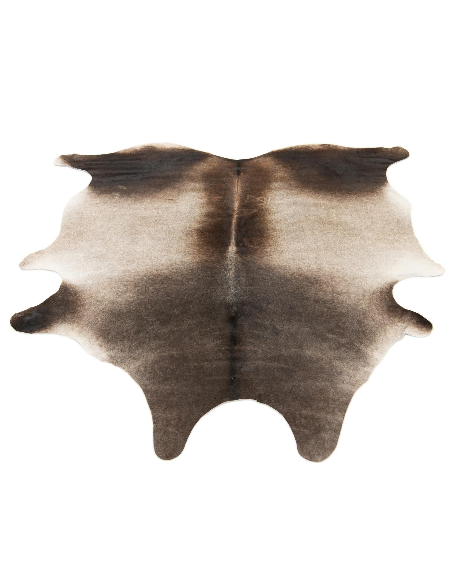 5' 8 x 6' 2 Cowhide Leather Square Rug