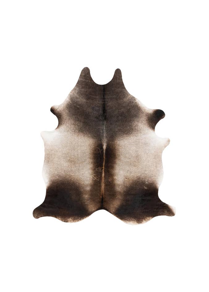 Detail image of 5' 8 x 6' 2 Cowhide Leather Square Rug