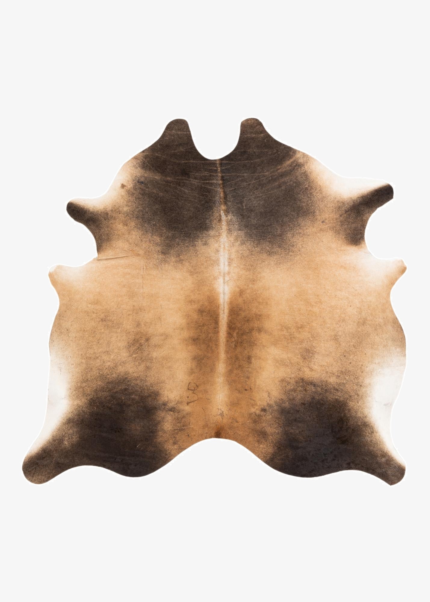 6' 2 x 6' 6 Cowhide Leather Square Rug