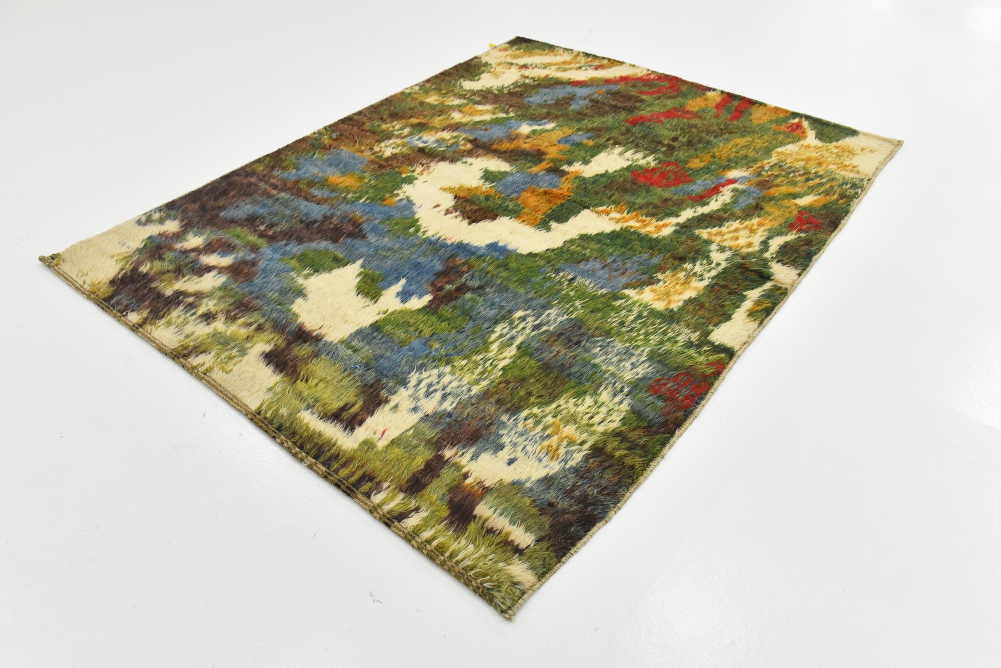 5' 10 x 7' 5 Hand Knotted Darya Wool Square Rug