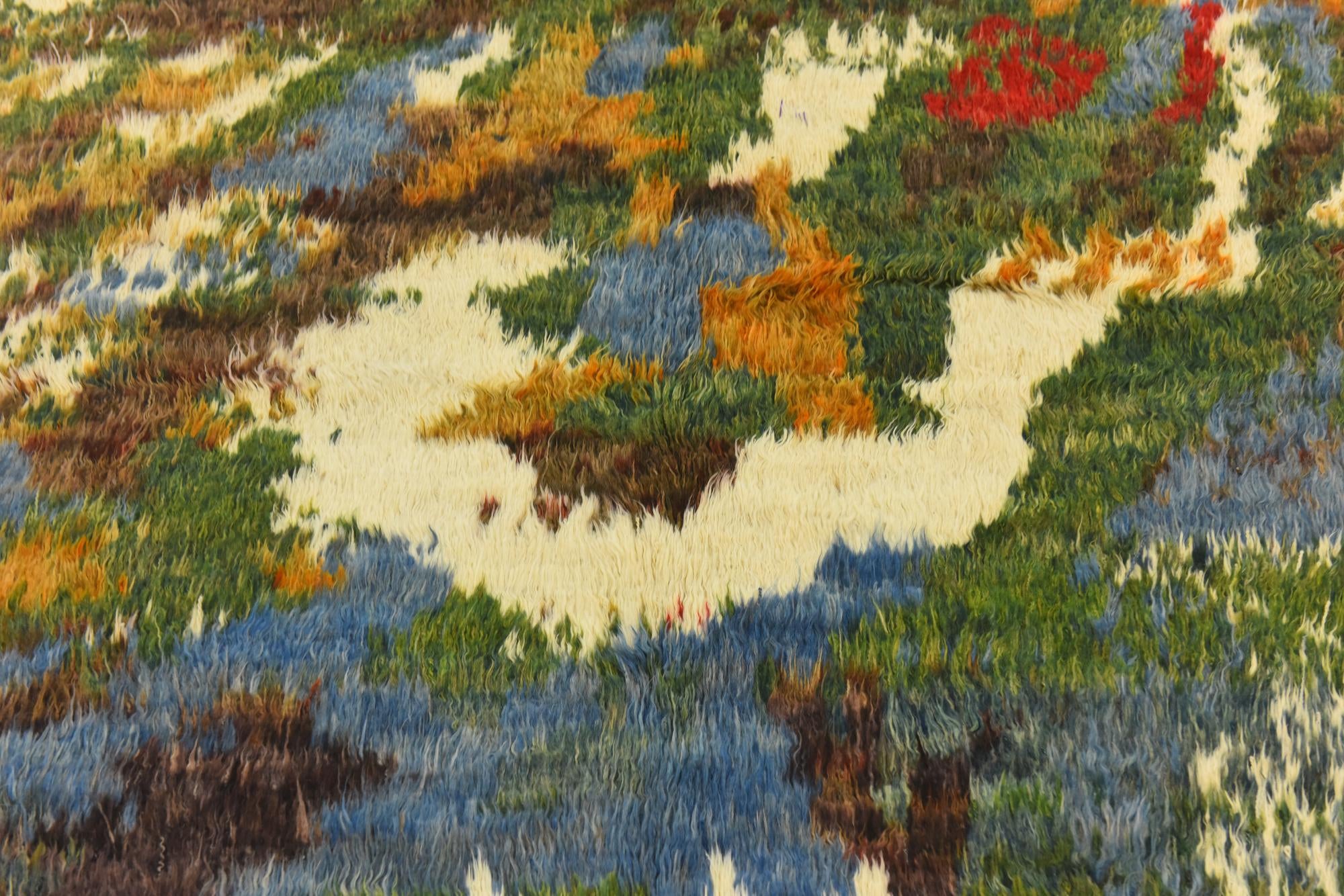 5' 10 x 7' 5 Hand Knotted Darya Wool Square Rug