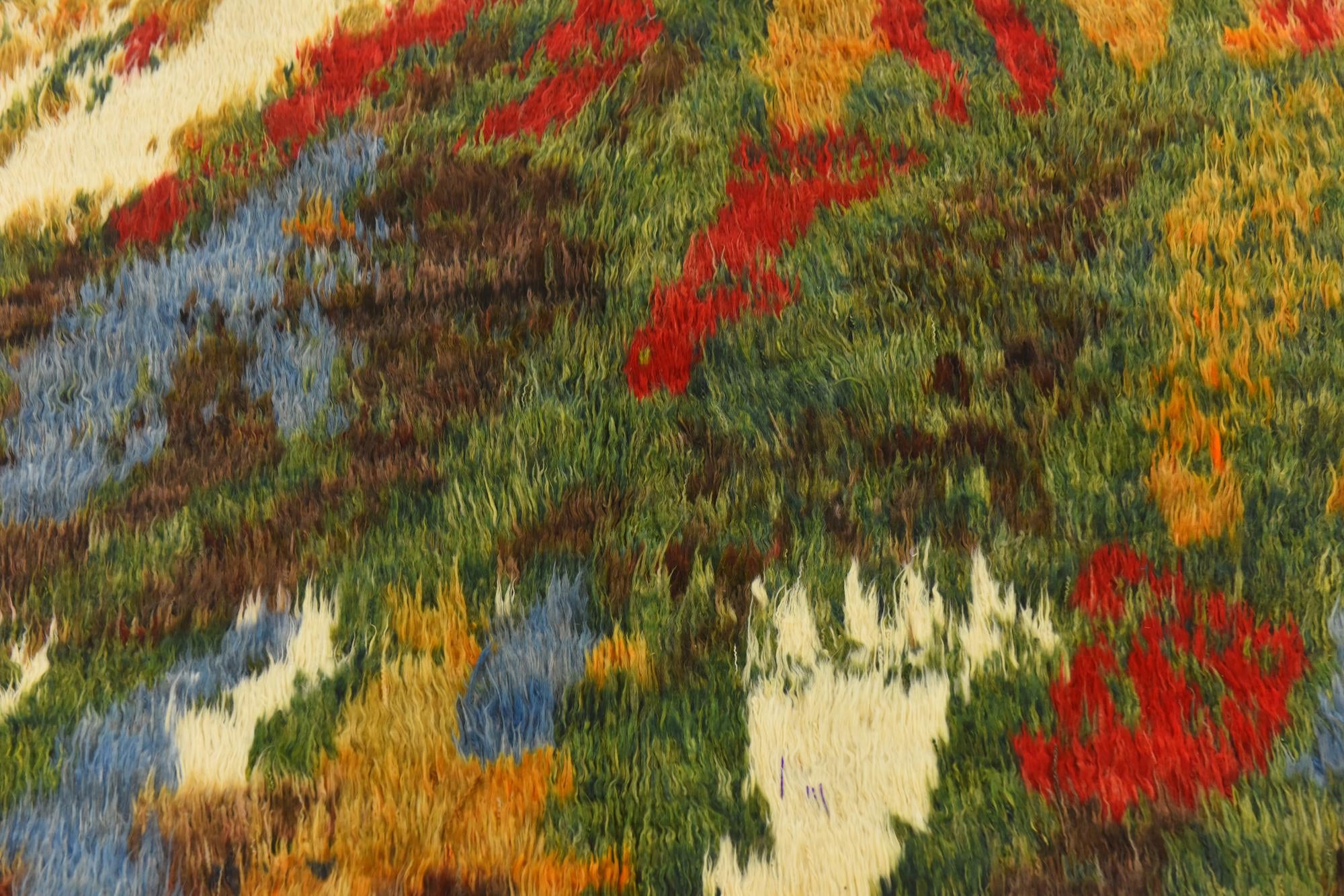 5' 10 x 7' 5 Hand Knotted Darya Wool Square Rug