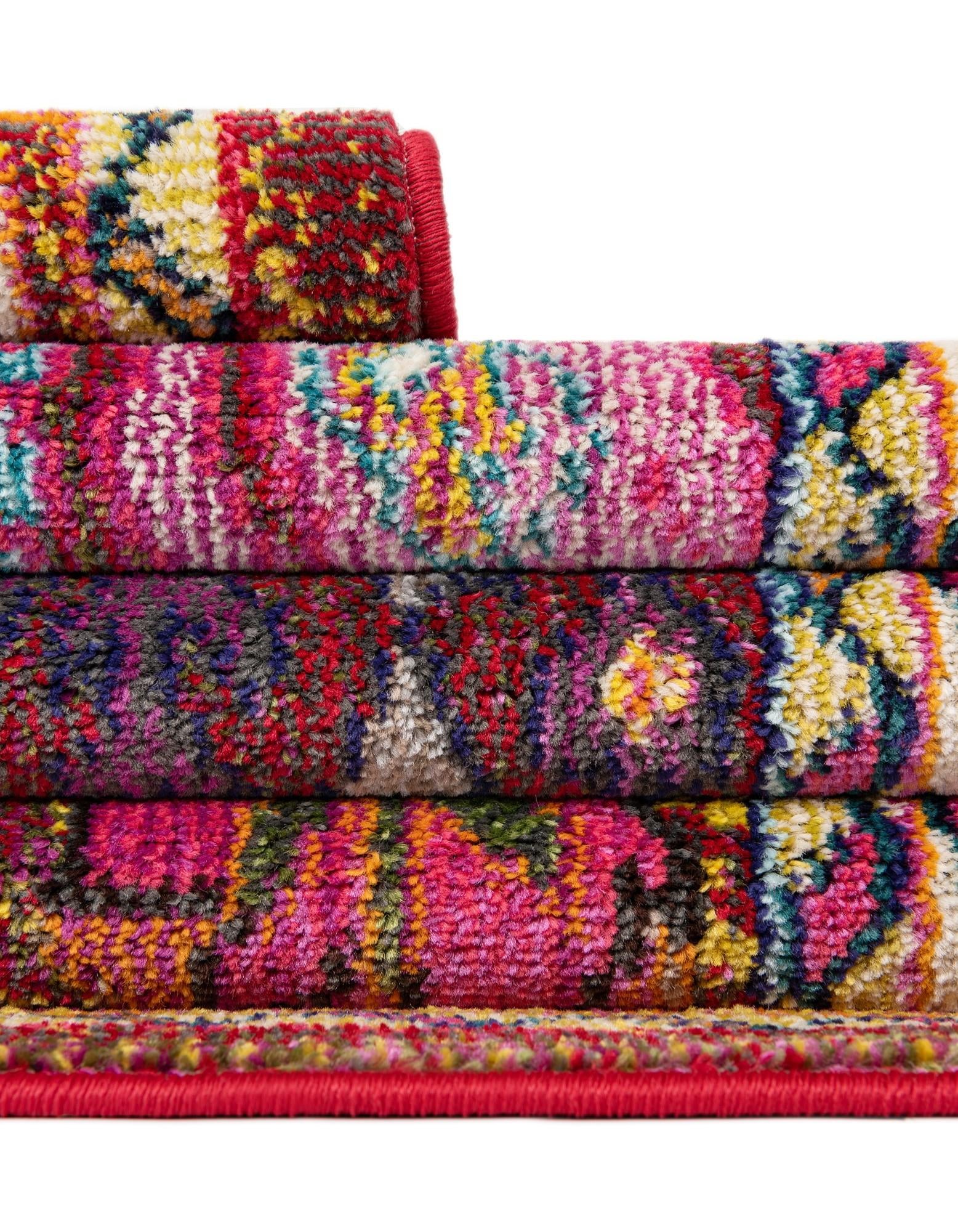 8' x 8' Washable Fleur Square Rug