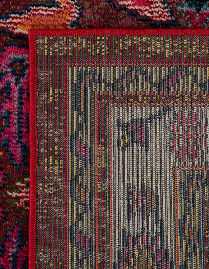 Detail image of 8' x 8' Washable Fleur Square Rug