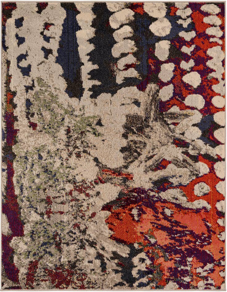 Detail image of 5' 3 x 5' 3 Washable Haerfest Square Rug