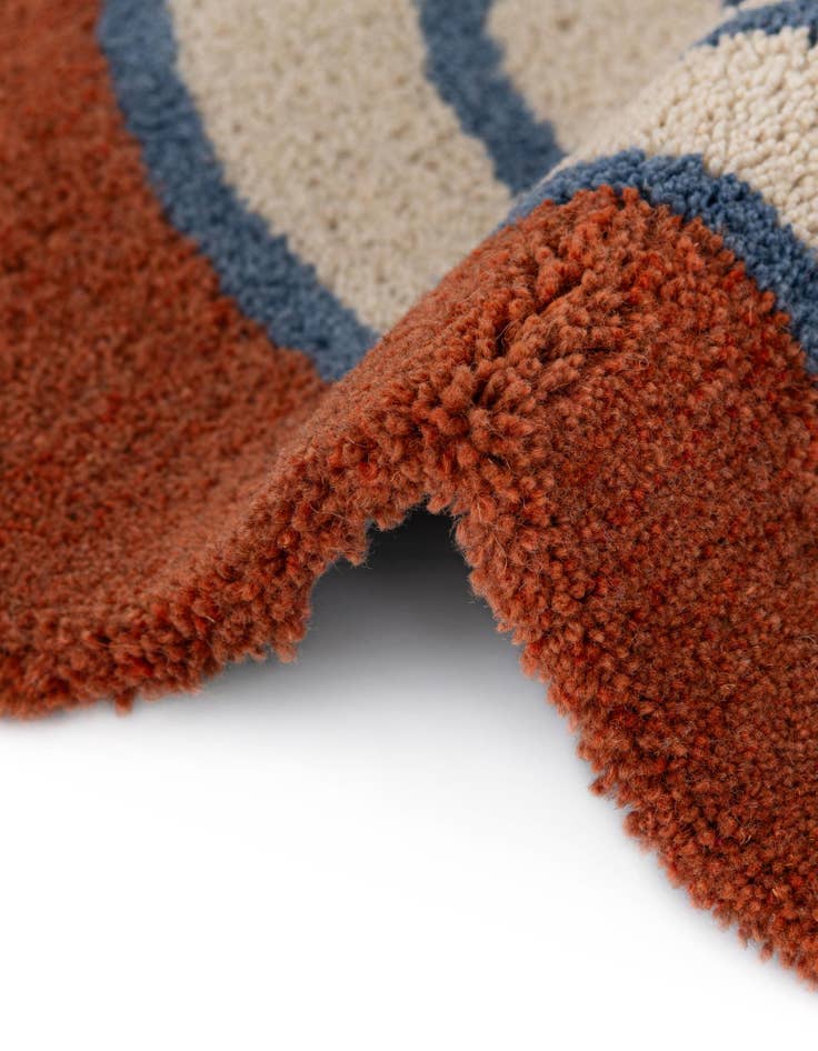 Detail image of 6' 1 x 6' 1 Handtufted Wool Square Rug