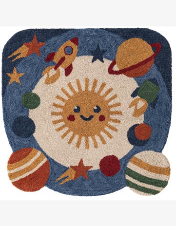 Handtufted Wool Square Rug