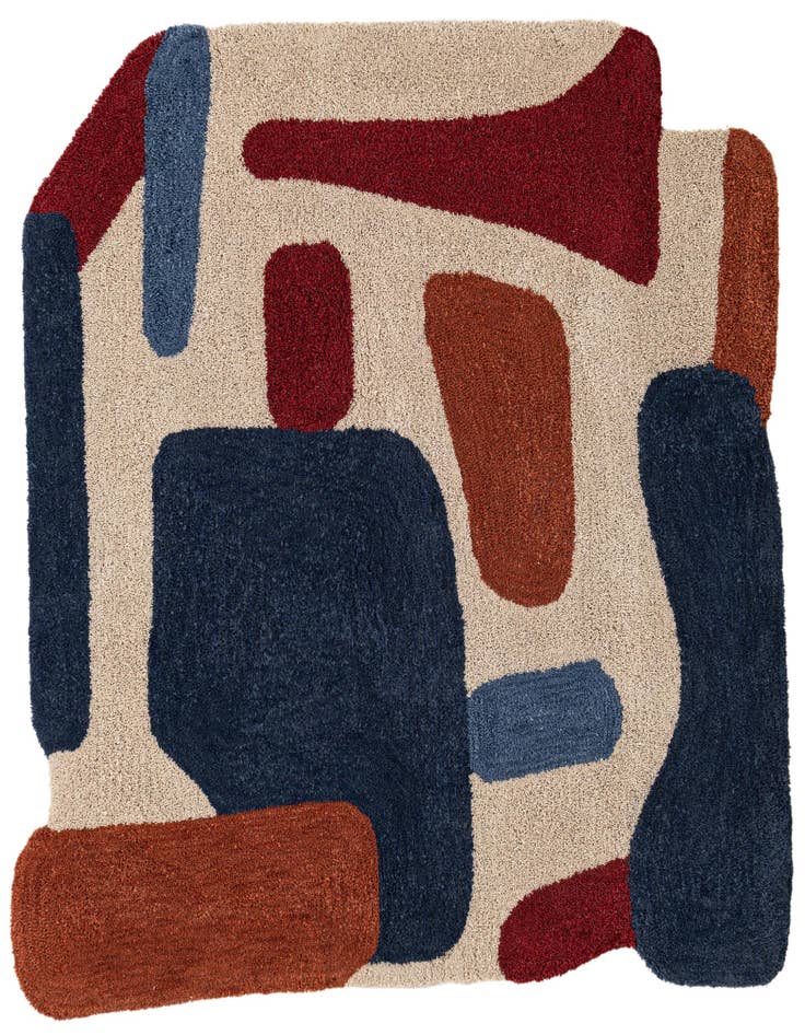 Detail image of 8' x 8' Handtufted Wool Square Rug