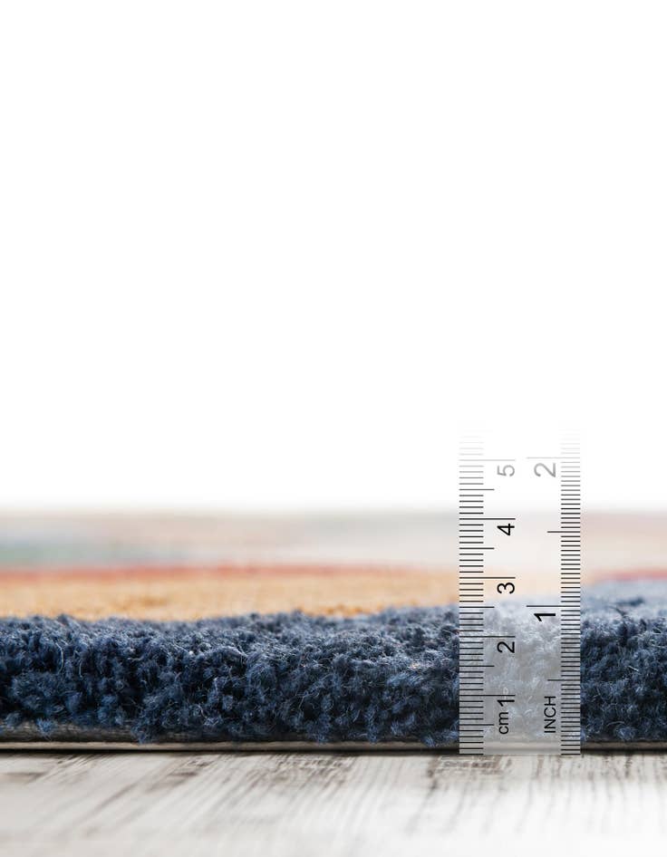 Detail image of 6' 1 x 6' 1 Handtufted Wool Square Rug