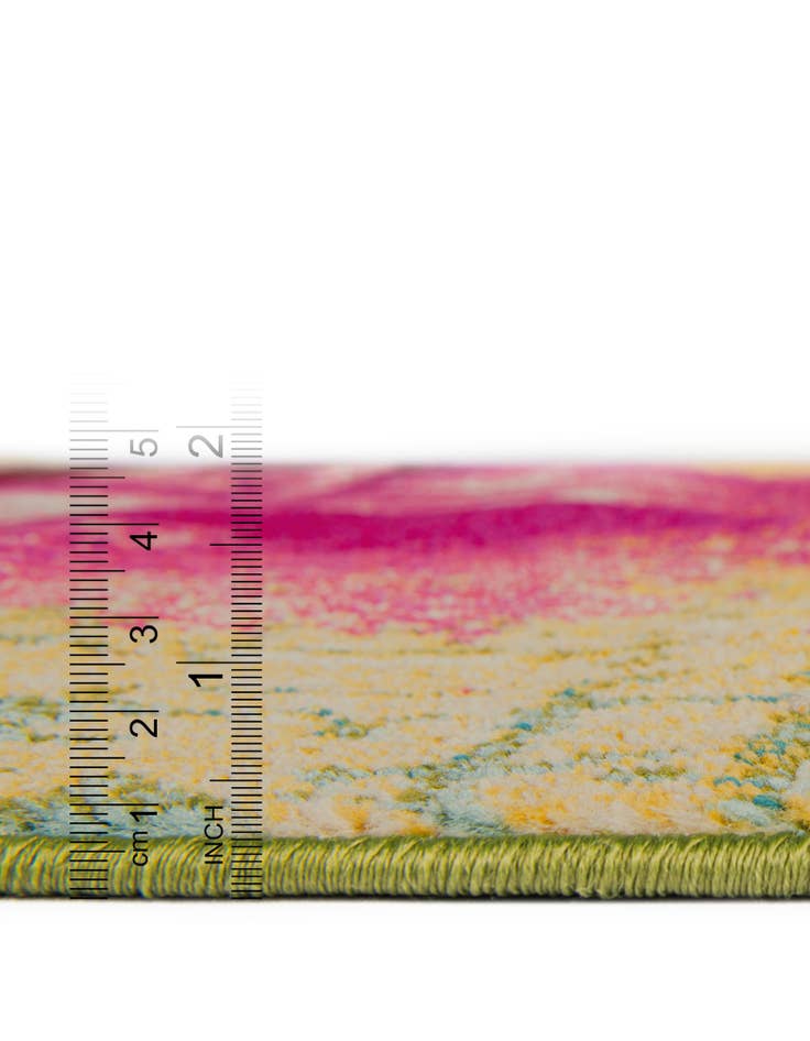 Detail image of 7' 10 x 7' 10 Washable Hyacinth Square Rug