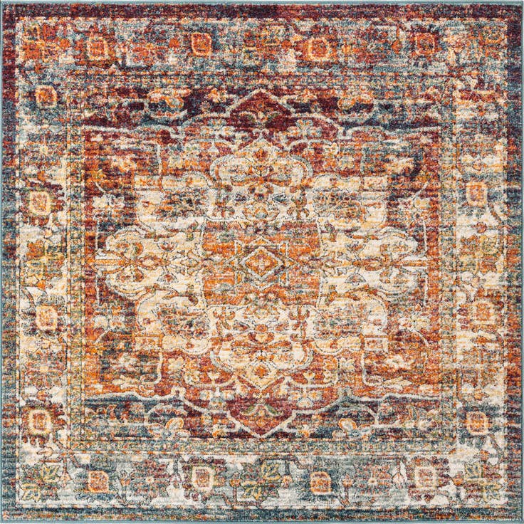 Detail image of 6' x 6' Isabella Square Rug