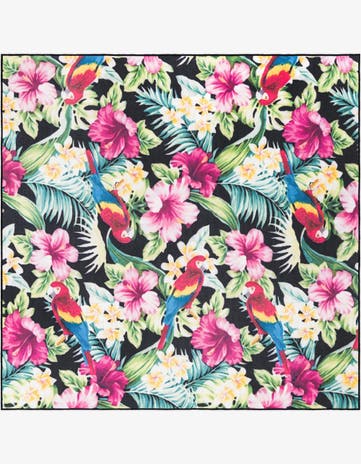 Easy-Clean Jill Zarin Caribbean Indoor / Outdoor Square Rug