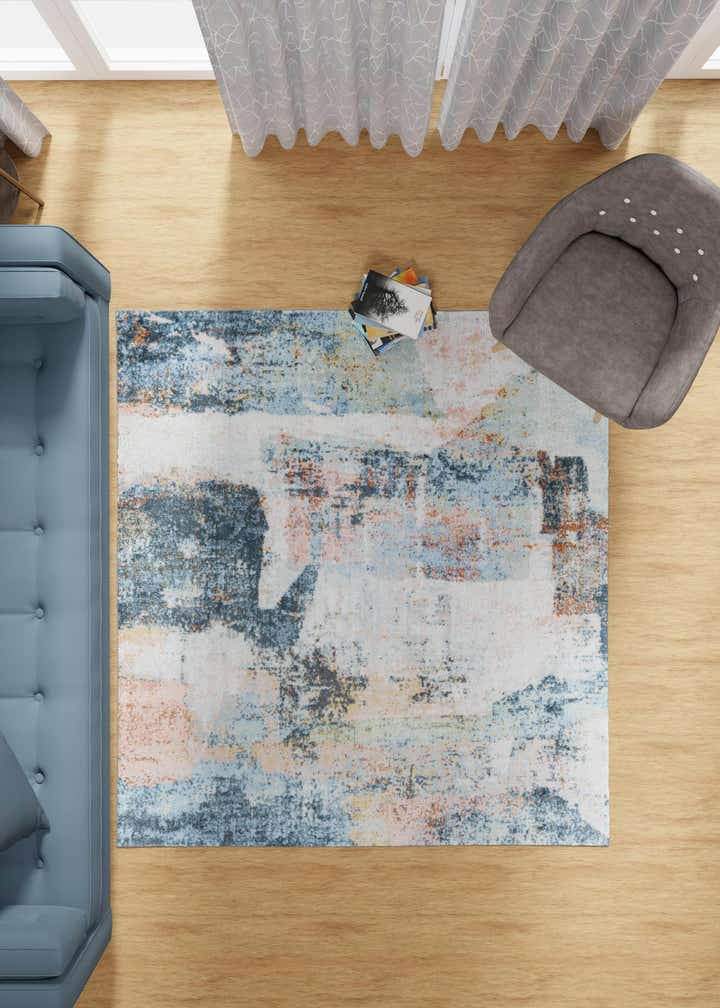 7' 10 x 7' 10 Kamala Washable Square Rug