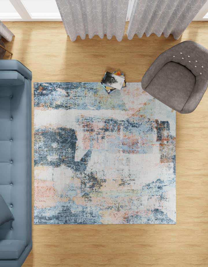 7' 10 x 7' 10 Kamala Washable Square Rug