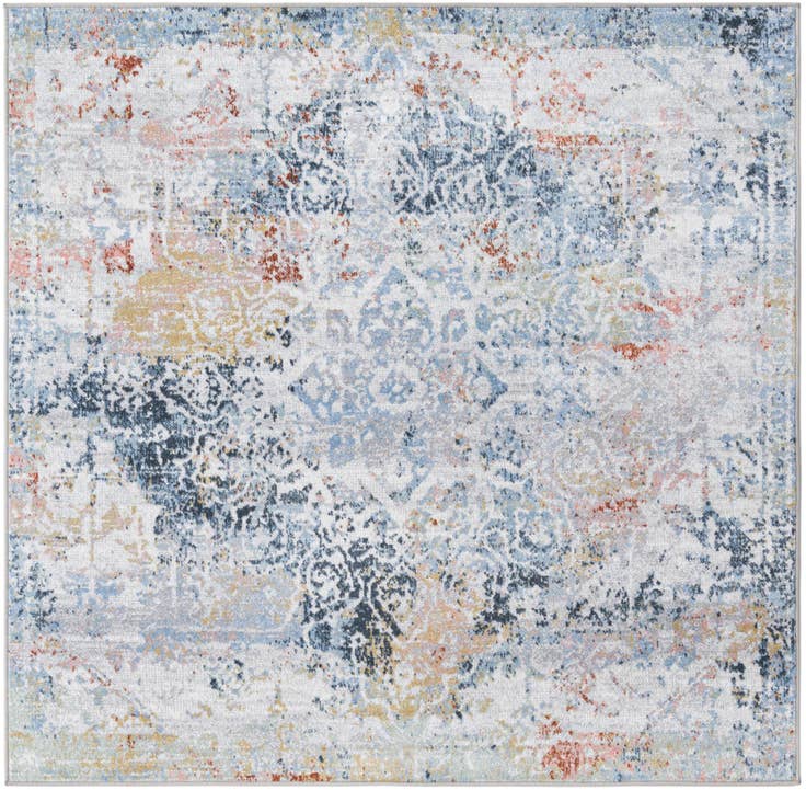Detail image of 5' 3 x 5' 3 Kamala Washable Square Rug