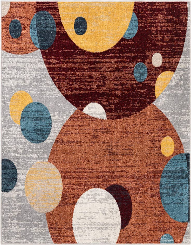 Detail image of 5' 3 x 5' 3 Kamala Washable Square Rug