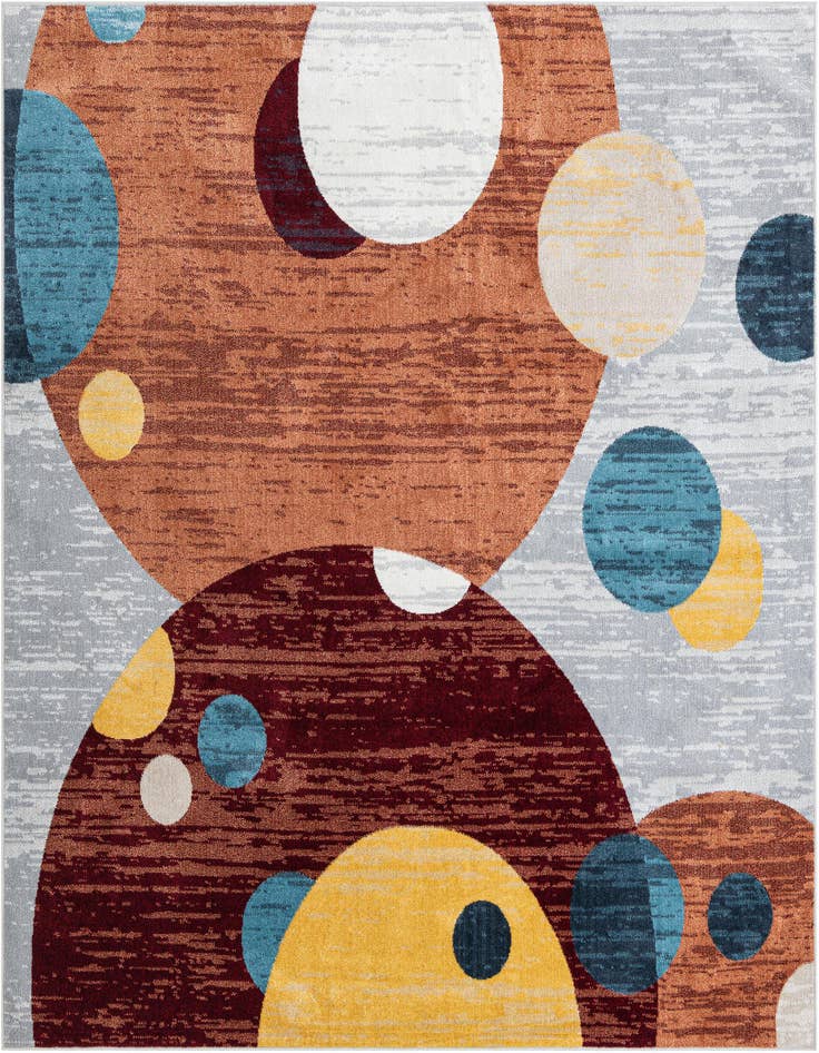 Detail image of 7' 10 x 7' 10 Kamala Washable Square Rug