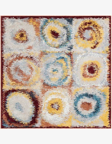 5' 3 x 5' 3 Kamala Washable Square Rug