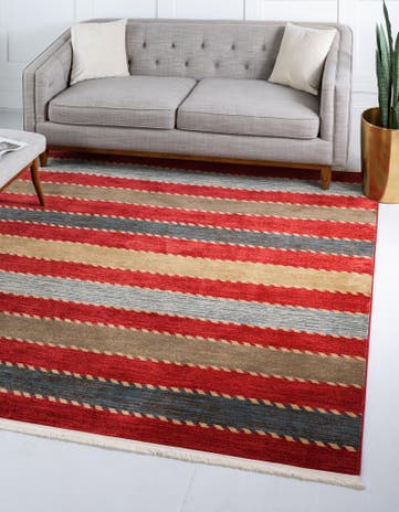 8' x 8' Kashkuli Gabbeh Square Rug