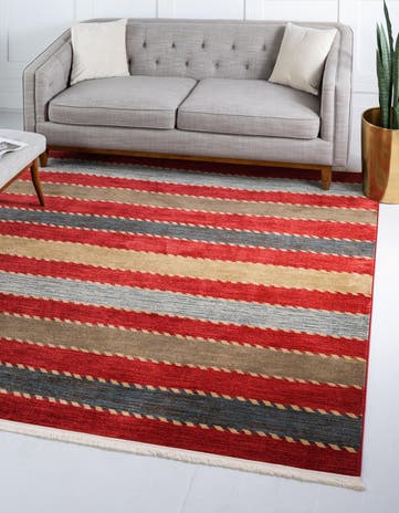 8' x 8' Kashkuli Gabbeh Square Rug