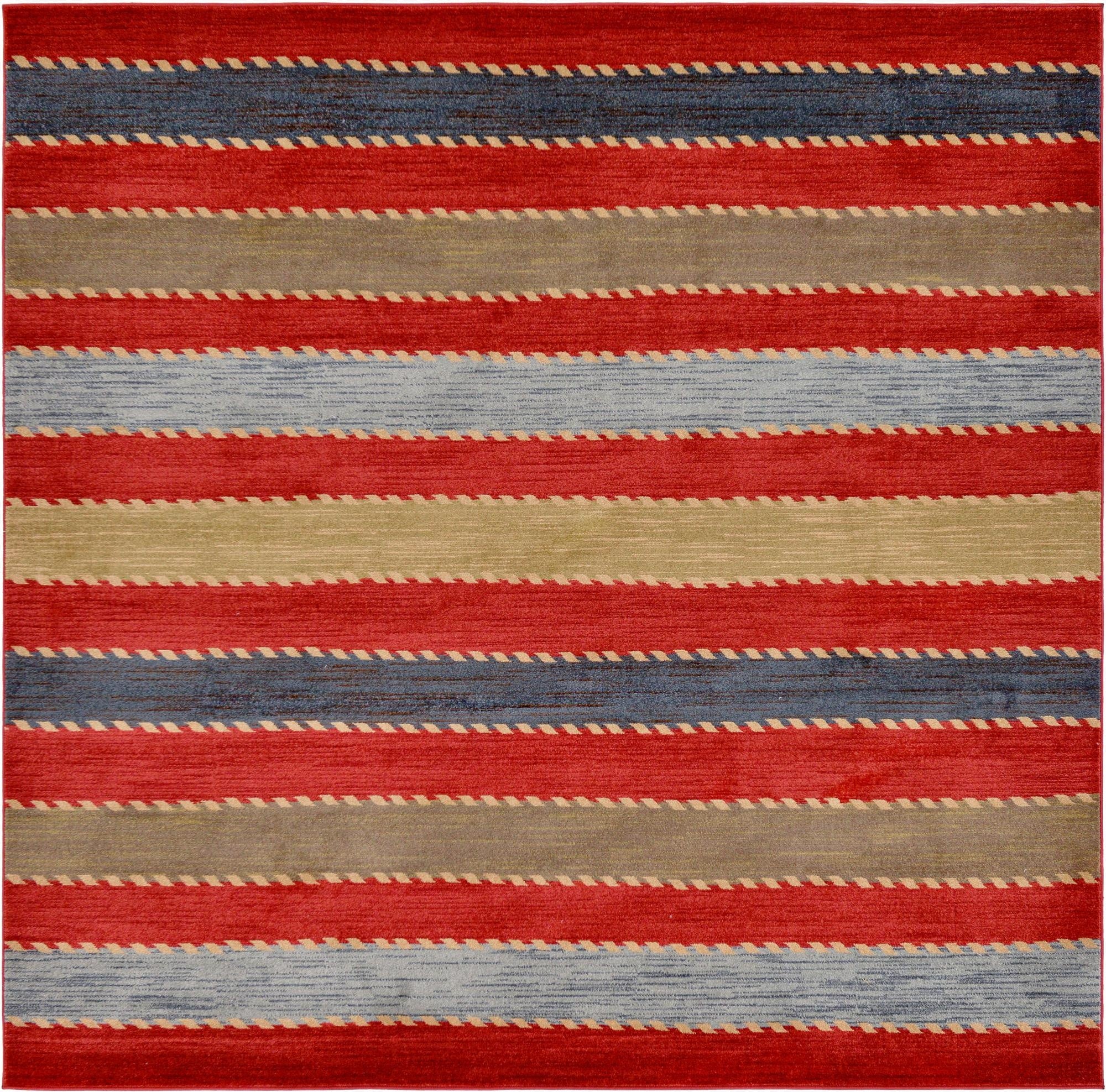 8' x 8' Kashkuli Gabbeh Square Rug