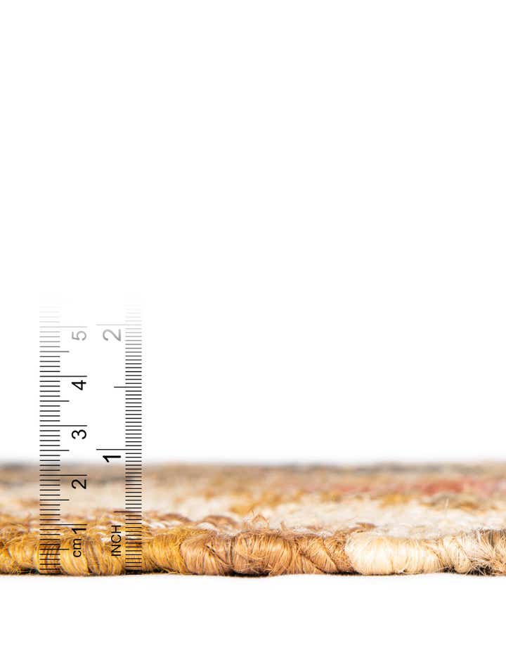 7' 10 x 7' 10 Hand Woven Kilim Jute Square Rug